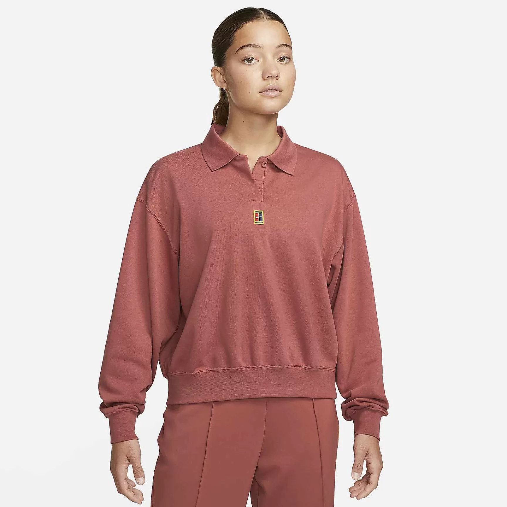 Nike court Dri Fit Heritage -Vrouwen Hoodies En Sweatshirts